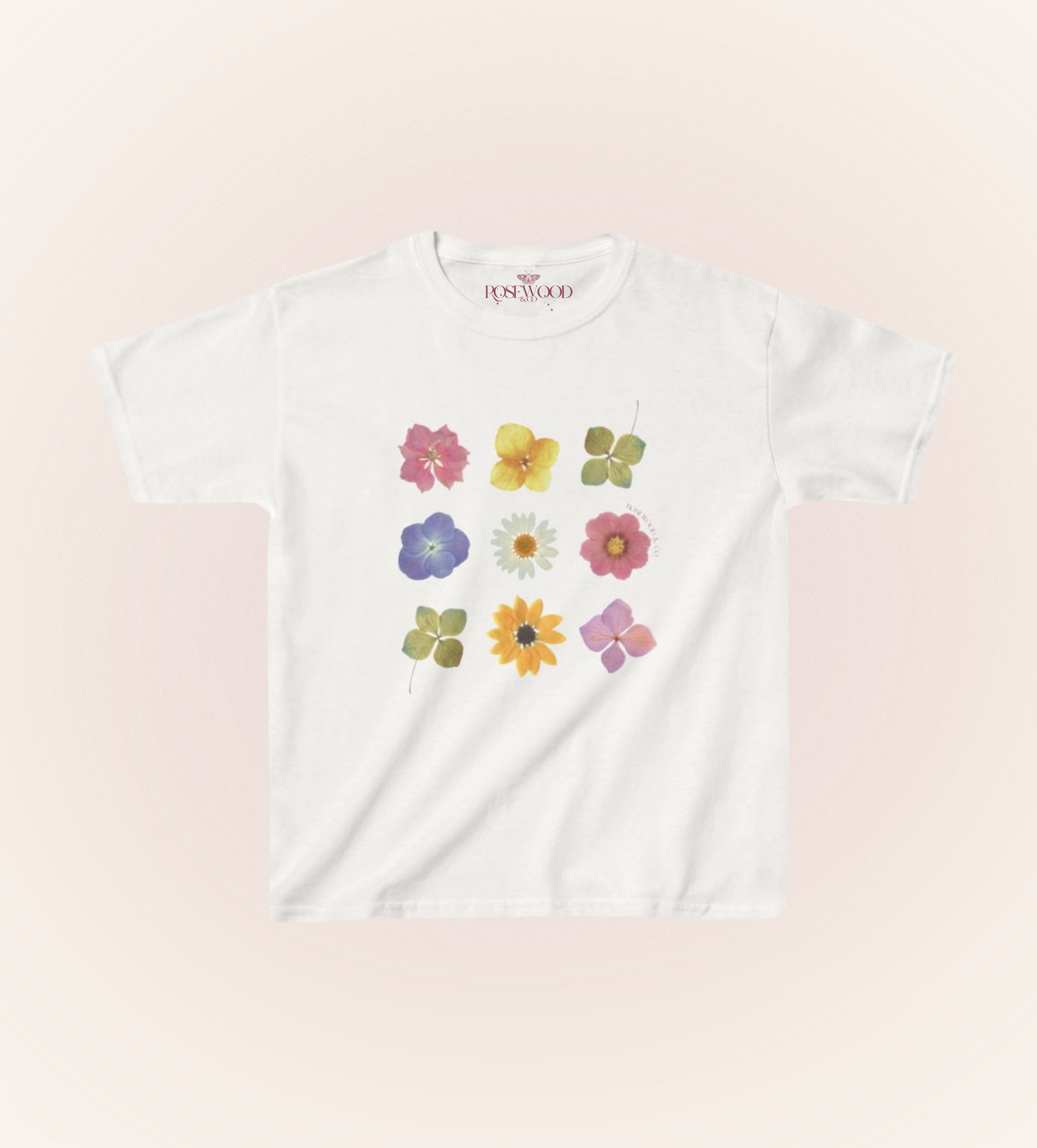 Pressed Florals Baby Tee