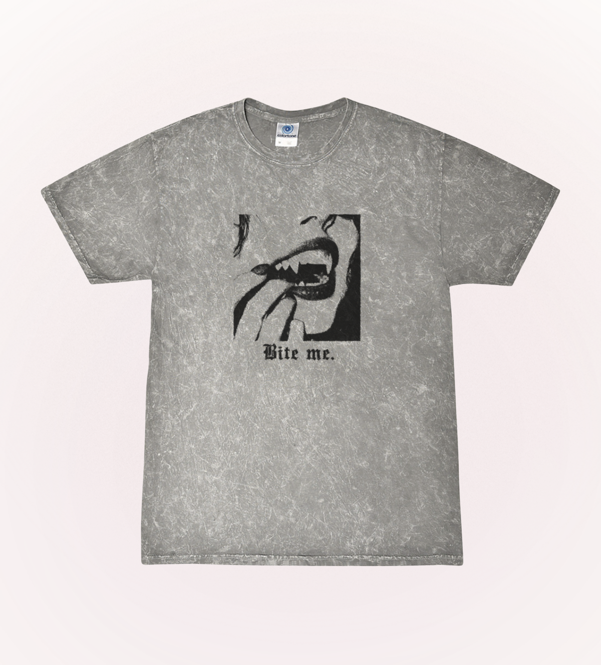 Bite Me Stonewash Tee