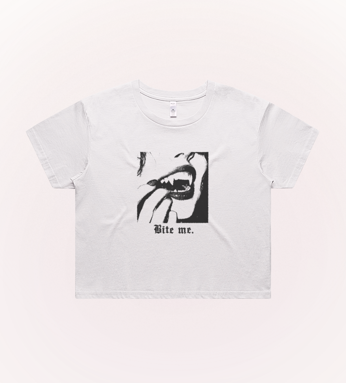 Bite Me Crop Tee