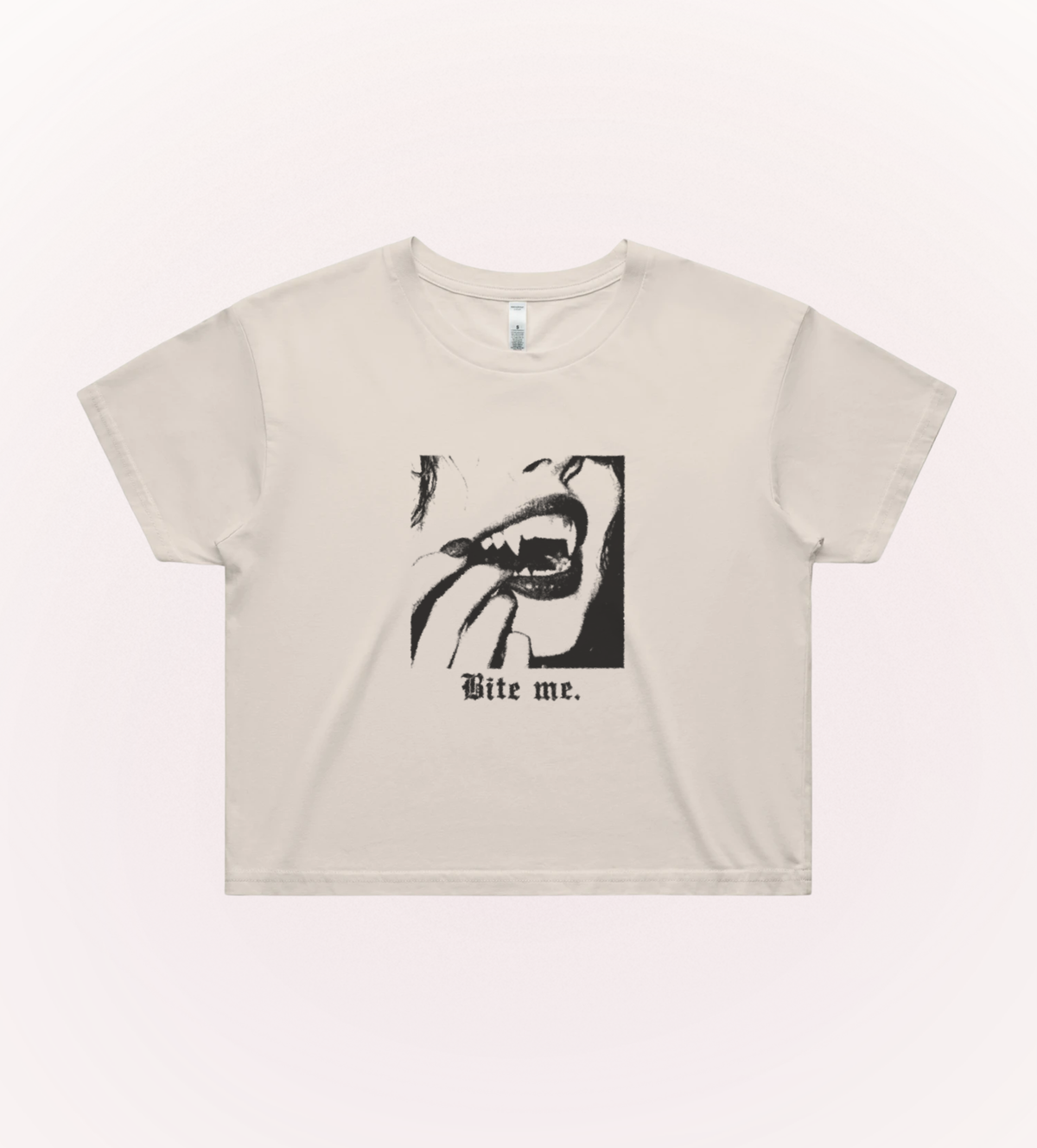 Bite Me Crop Tee