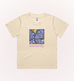 Butterfly Boxy Tee – close-up | Rosewood & Co