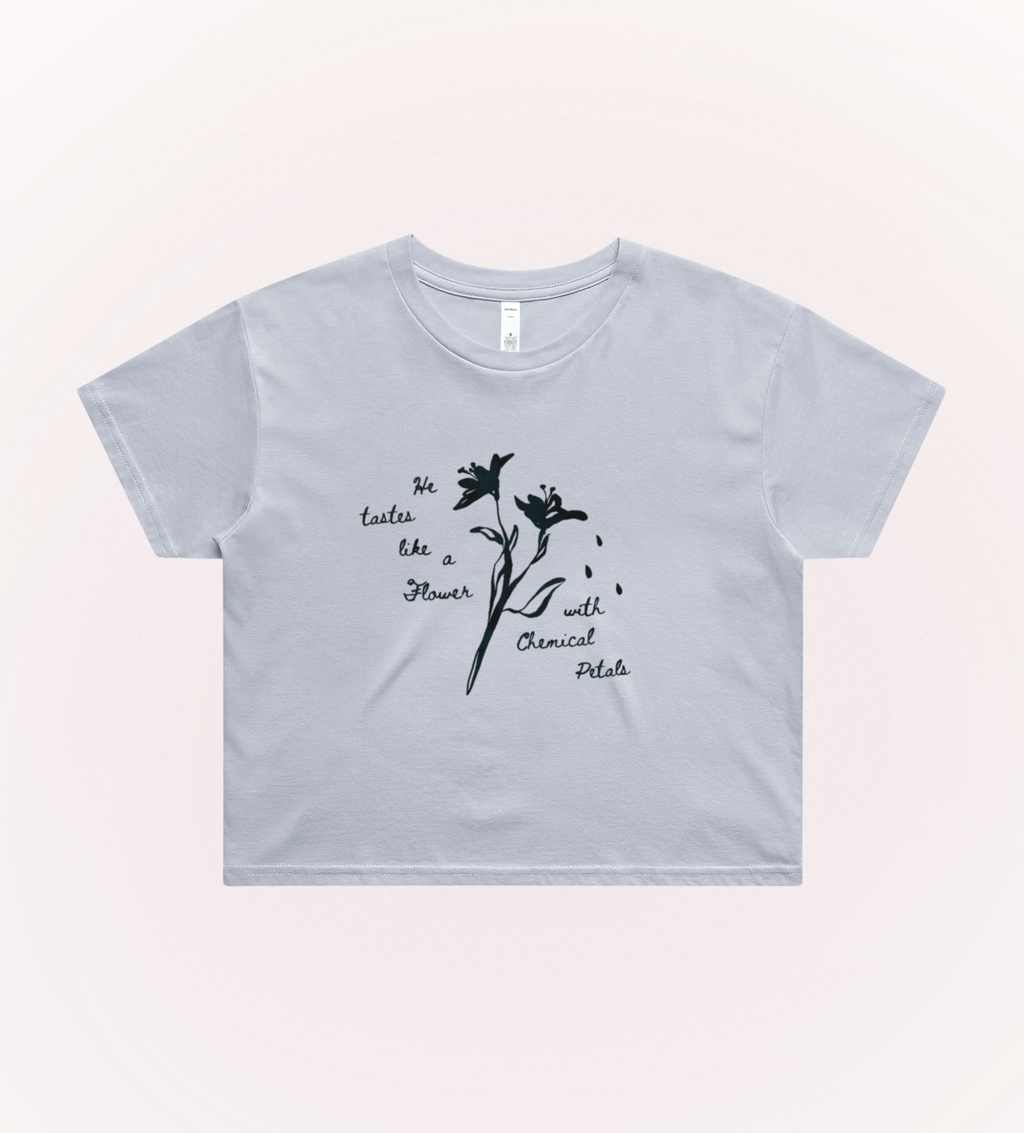 Chemical Petals Crop Tee