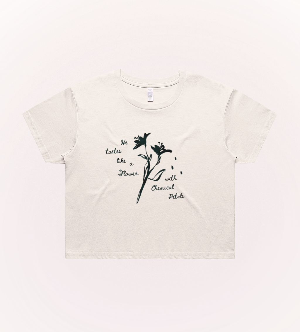 Chemical Petals Crop Tee