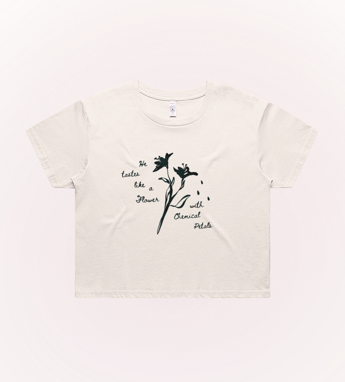 Chemical Petals Crop Tee