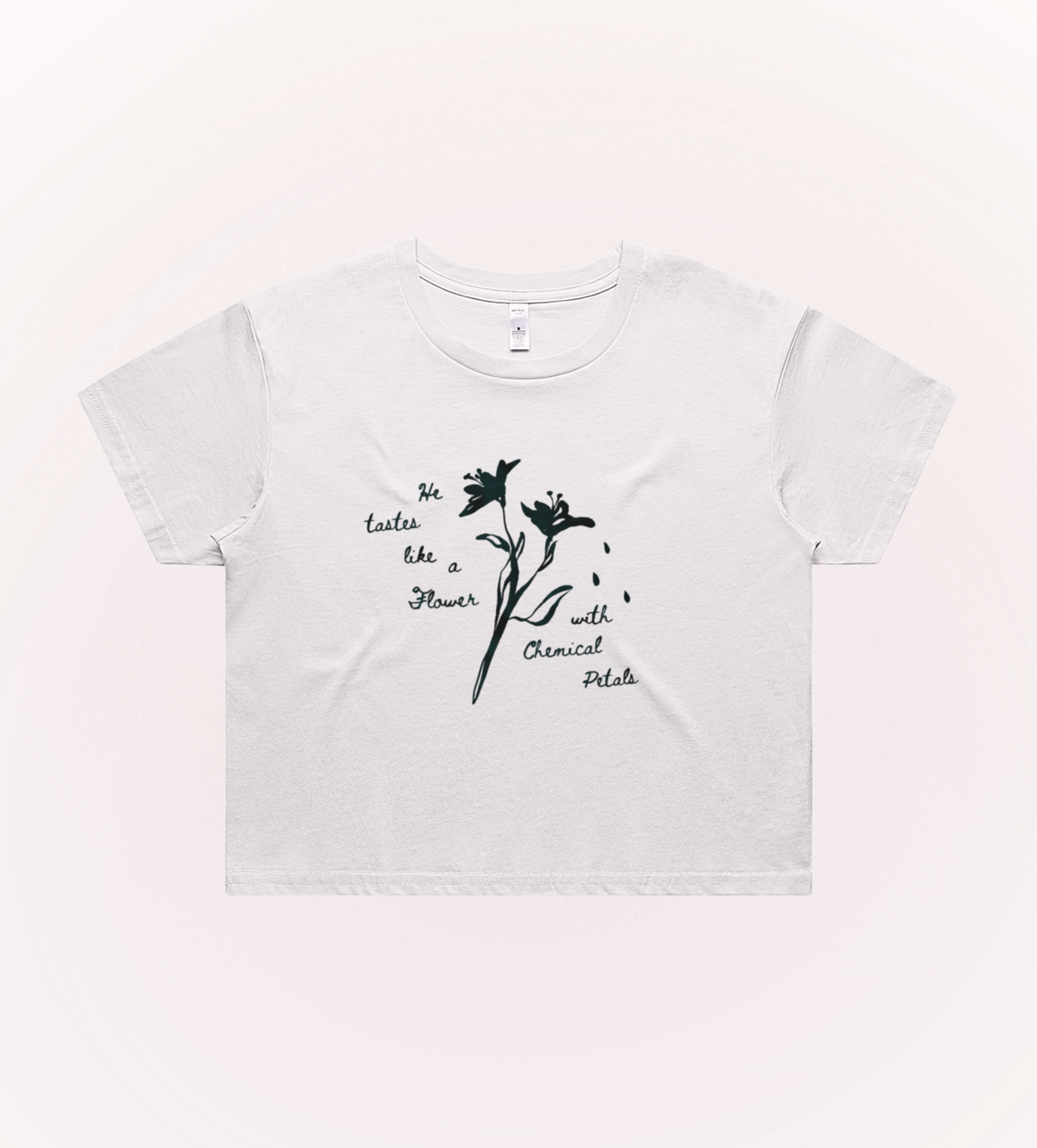 Chemical Petals Crop Tee