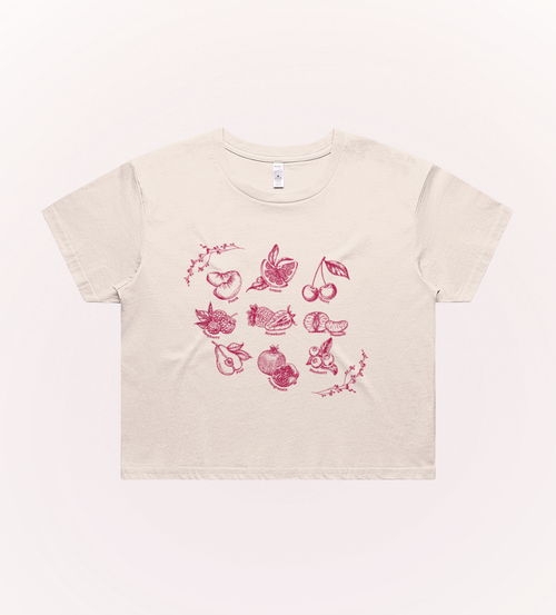 Feelin' Fruity Crop Tee | Rosewood & Co