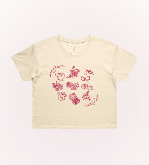 Feelin' Fruity Crop Tee – styled | Rosewood & Co