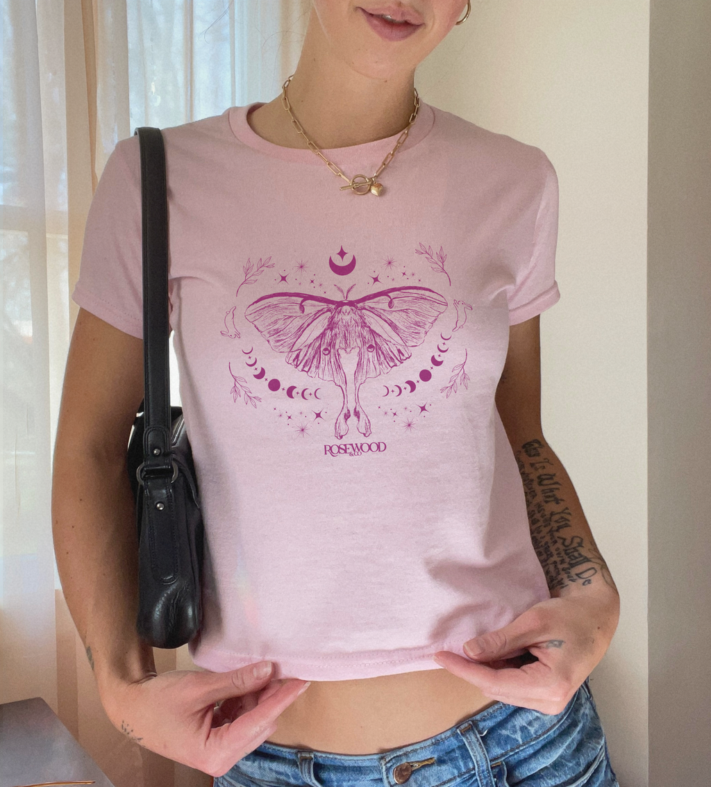 Luna Moth Baby Tee