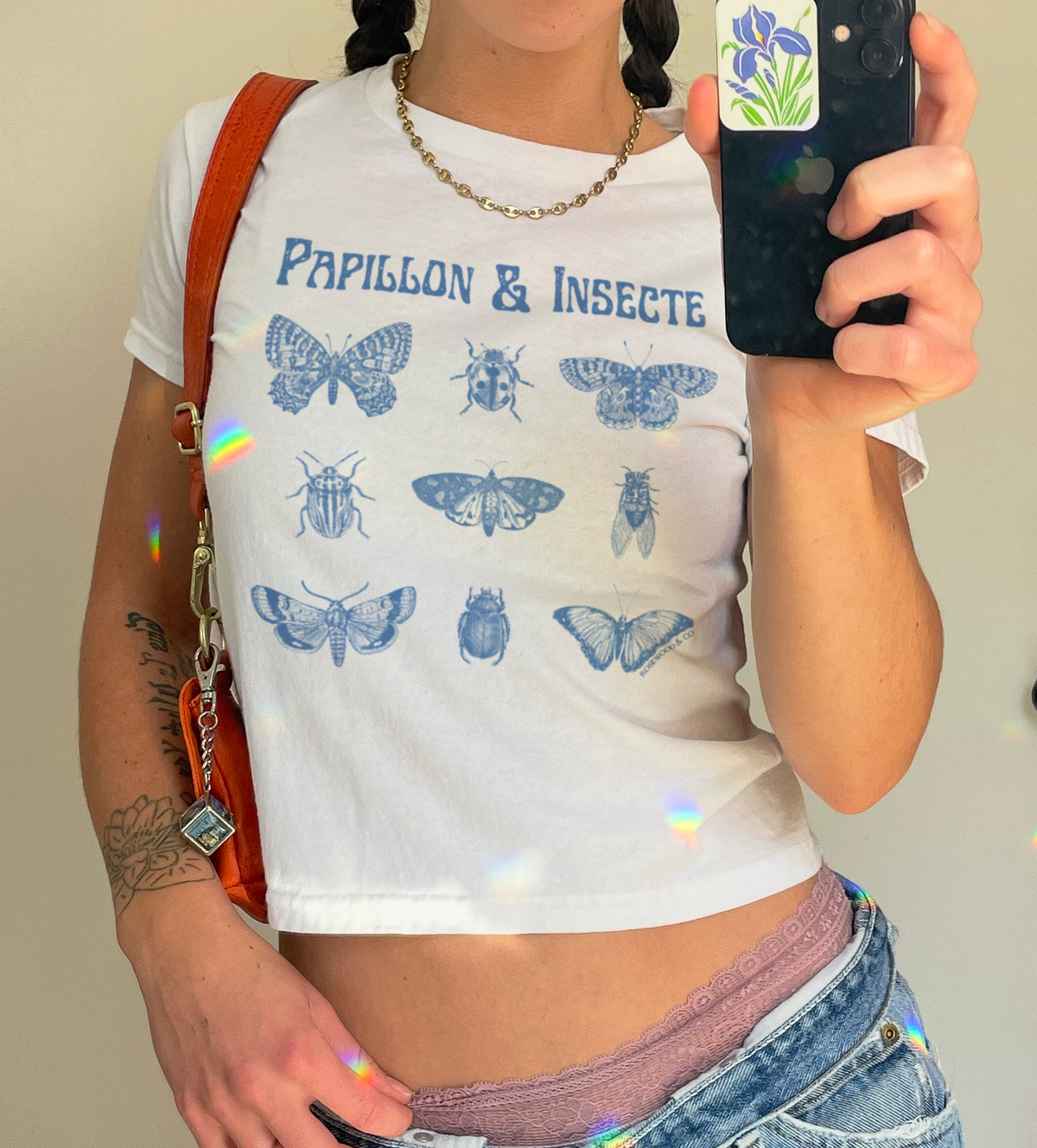 Papillon & Insecte Baby Tee | Rosewood & Co