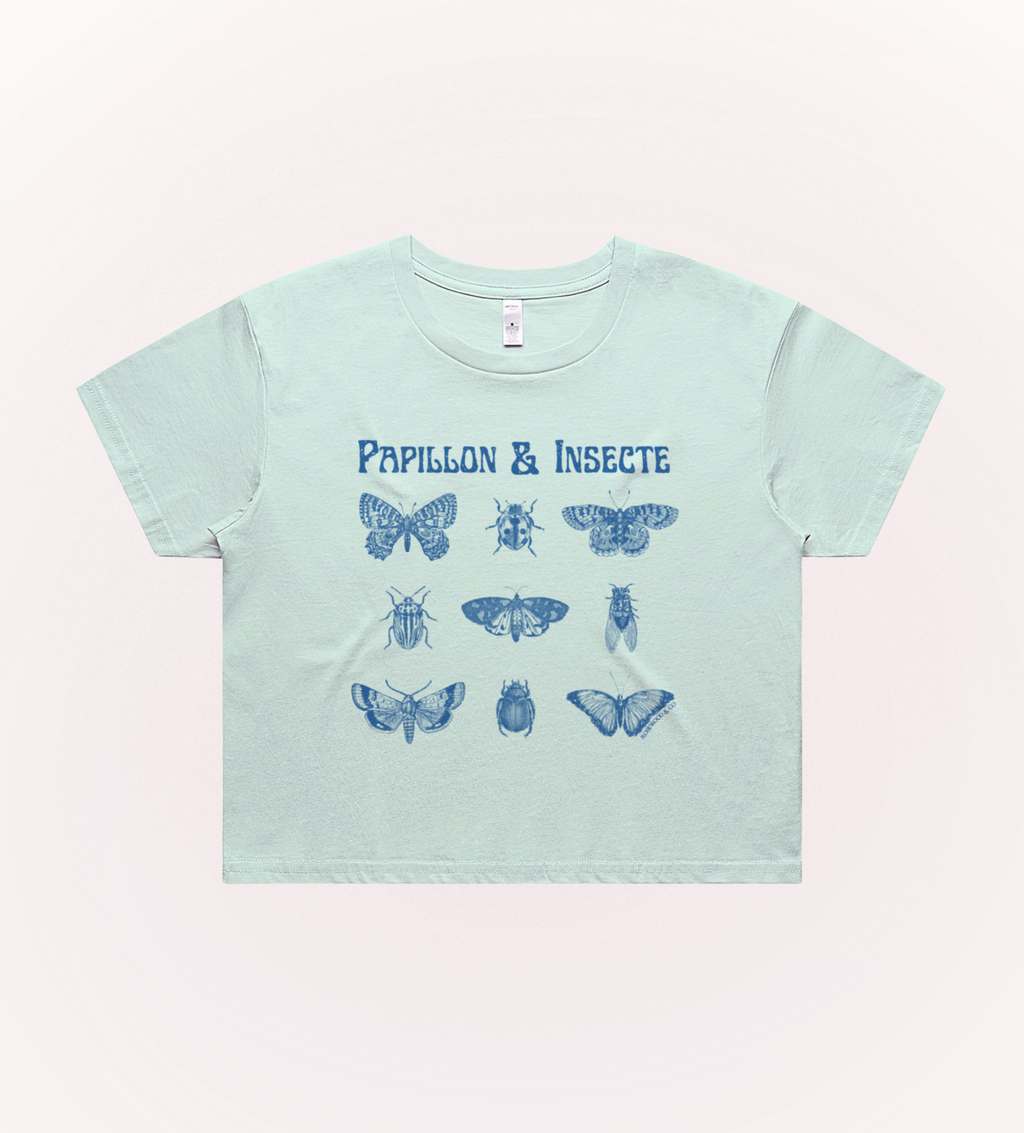 Papillon & Insecte Crop Tee