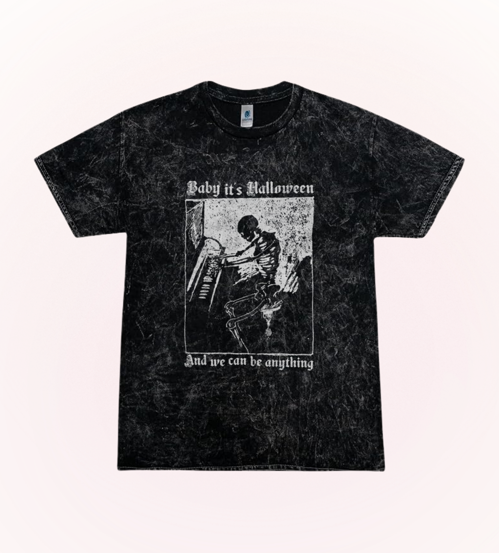 Baby It's Halloween Stonewash Tee