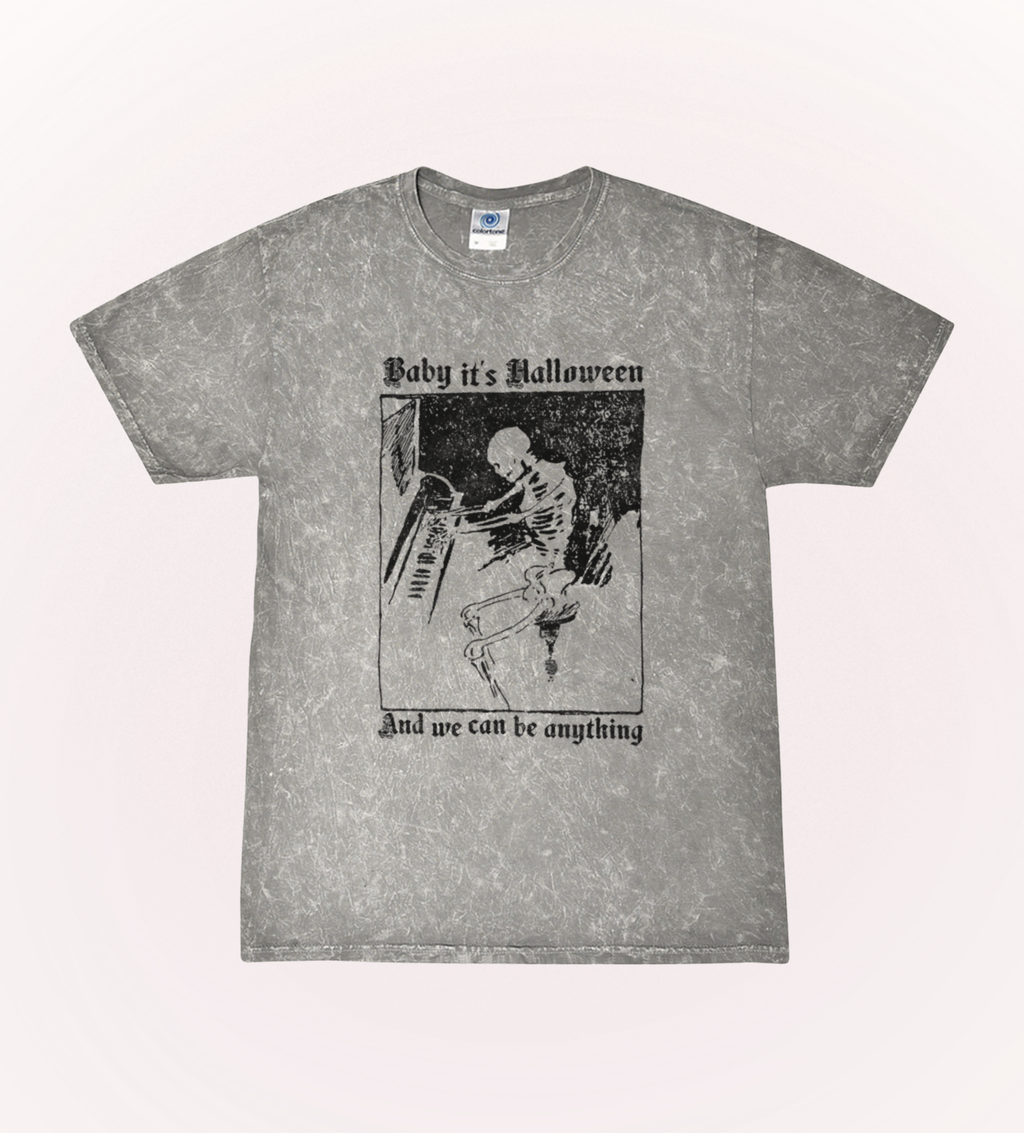Baby It's Halloween Stonewash Tee