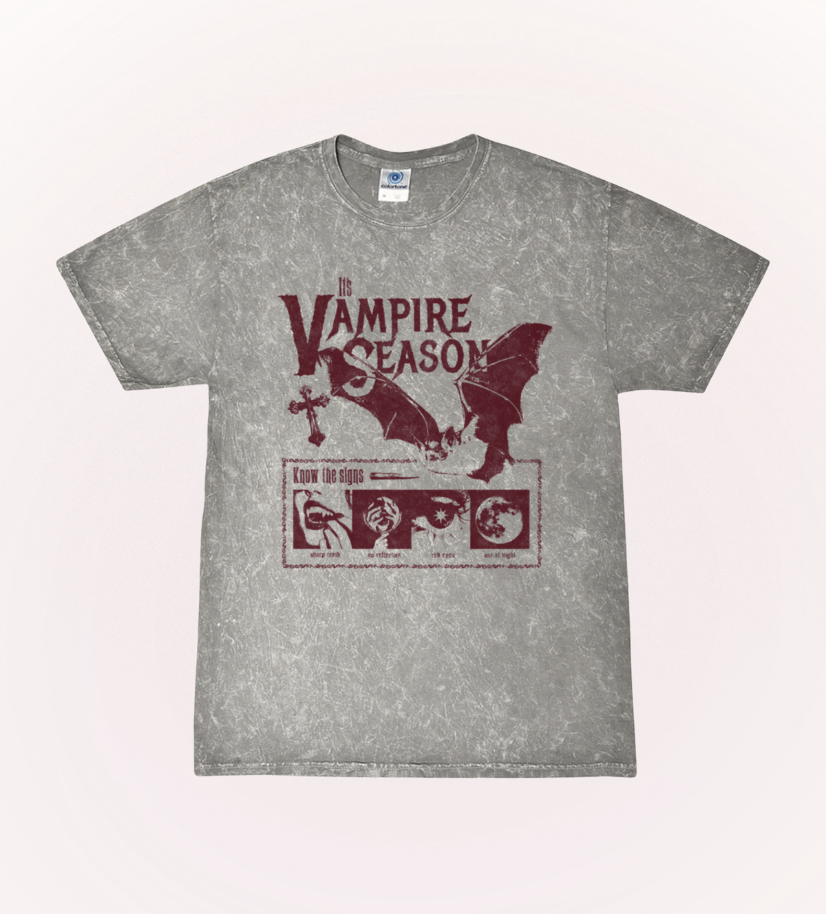 Vampire Poster Stonewash Tee