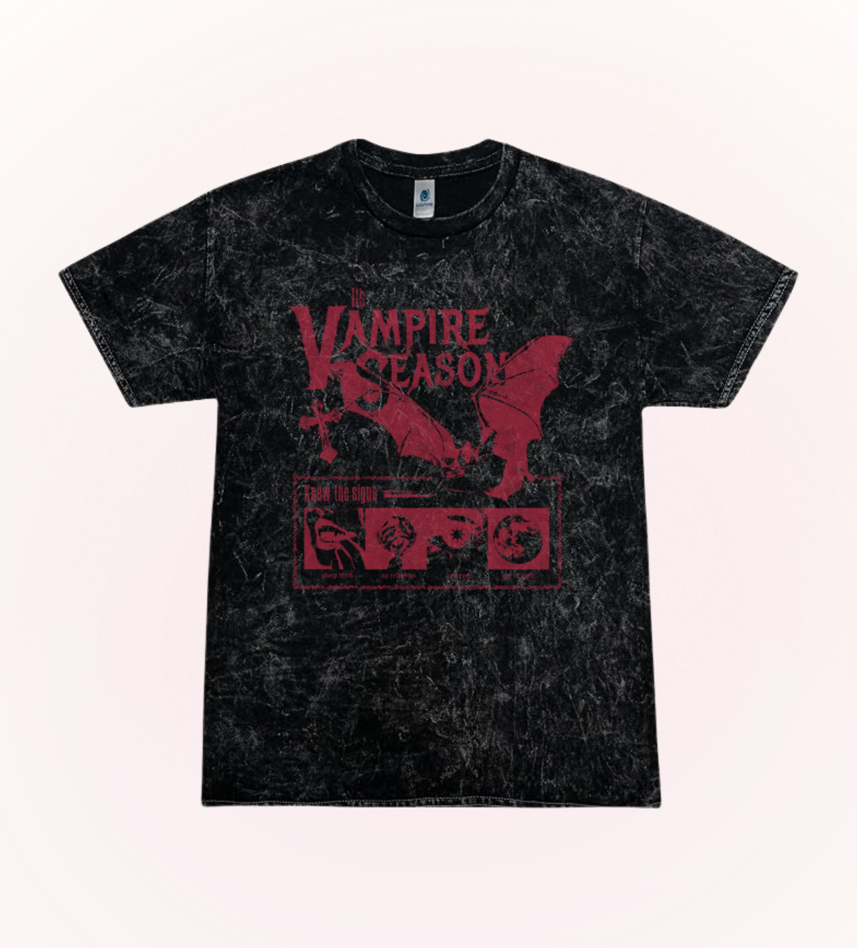 Vampire Poster Stonewash Tee