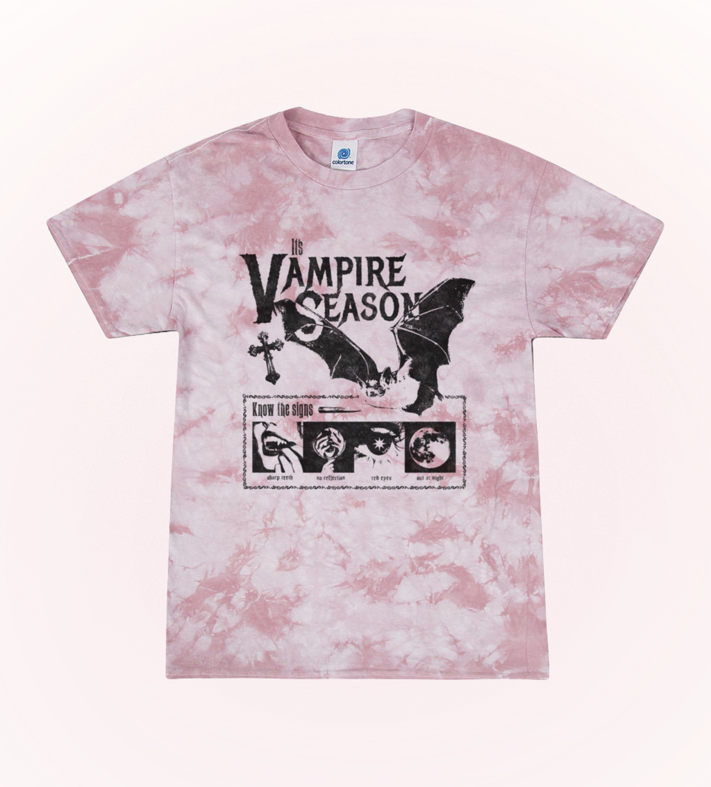Vampire Poster Stonewash Tee