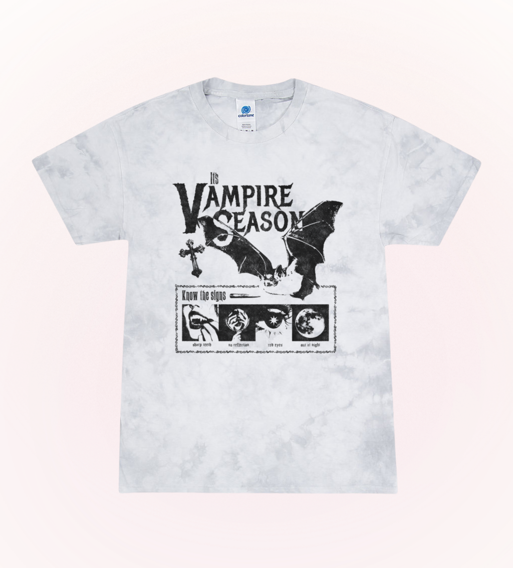 Vampire Poster Stonewash Tee
