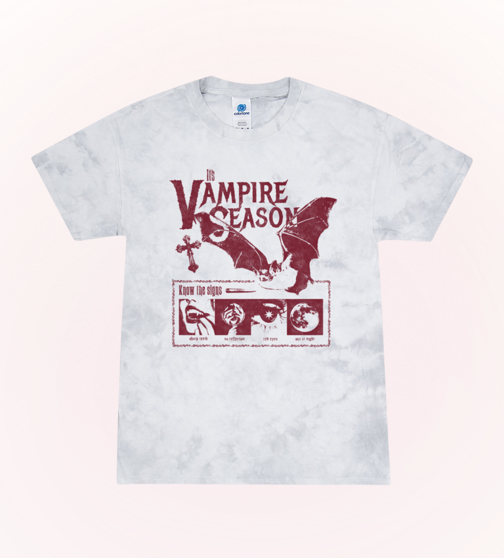 Vampire Poster Stonewash Tee