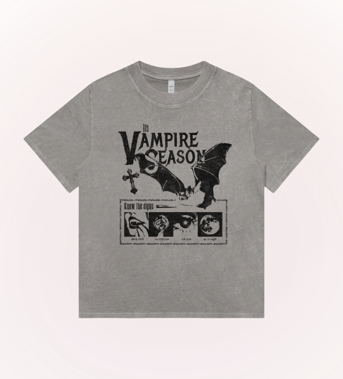 Vampire Poster Stonewash Tee