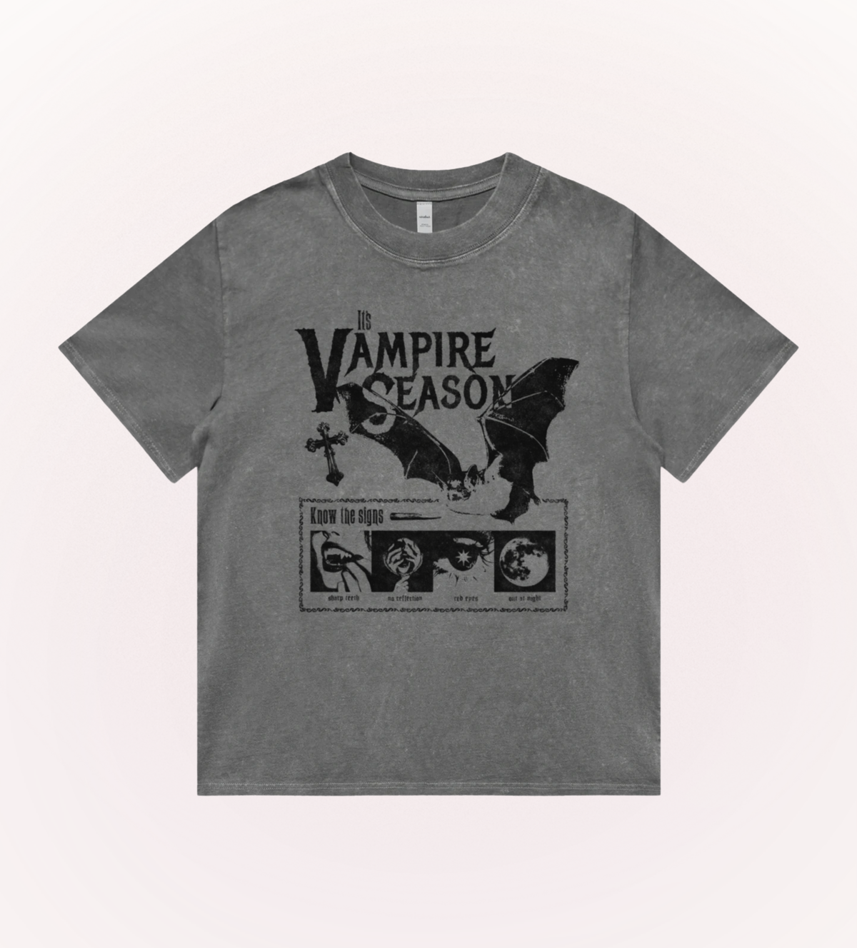 Vampire Poster Stonewash Tee