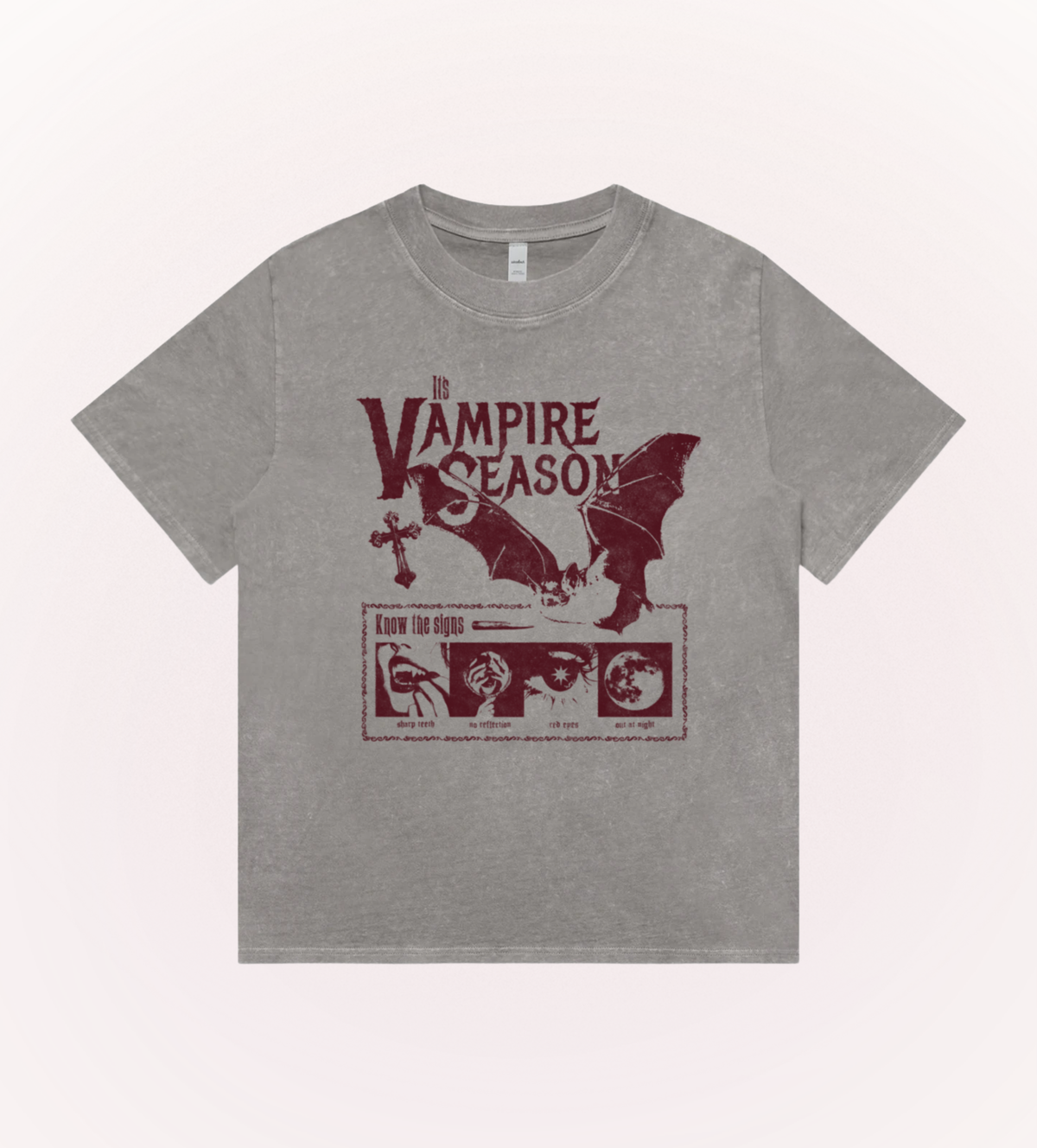 Vampire Poster Stonewash Tee