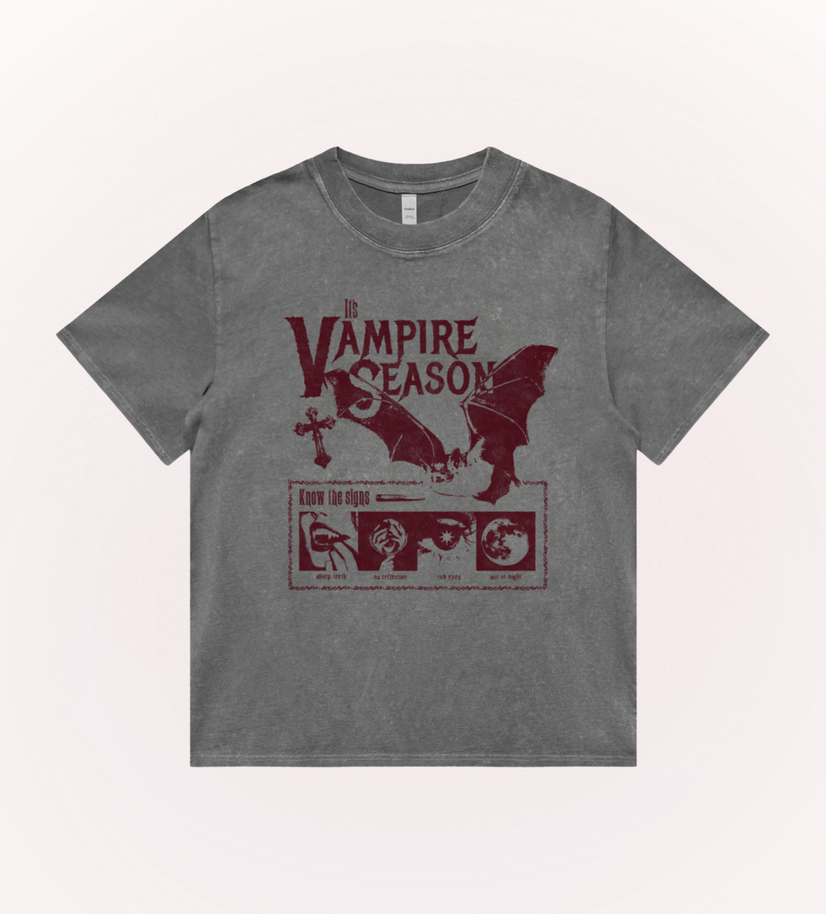 Vampire Poster Stonewash Tee