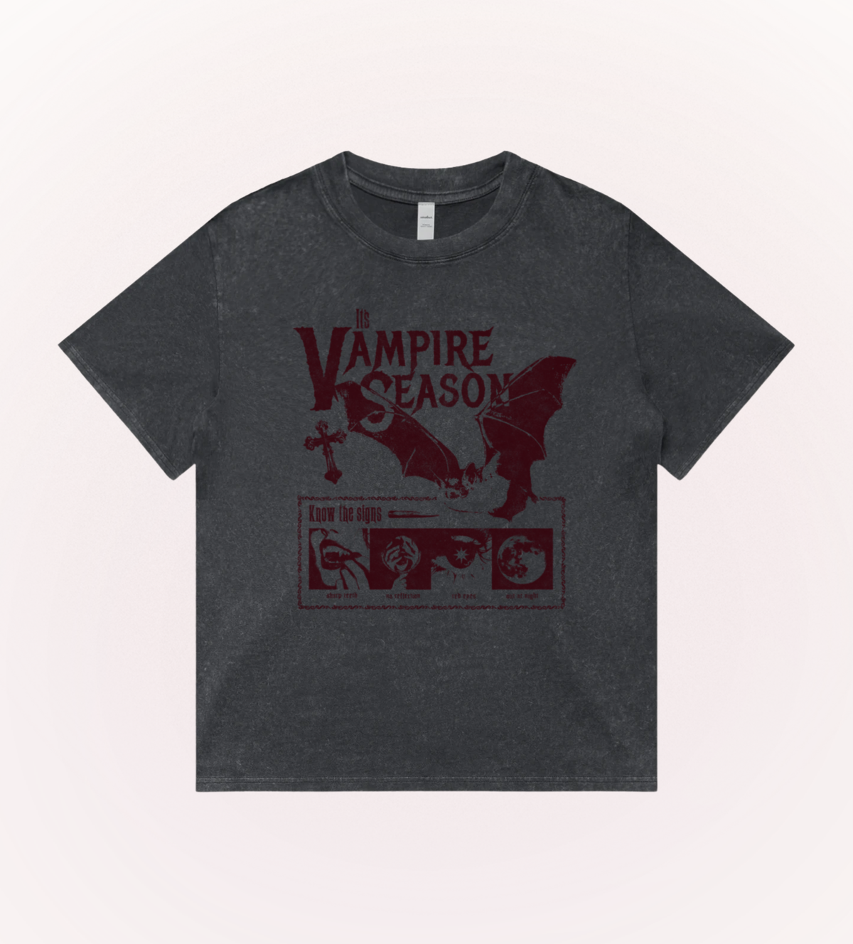 Vampire Poster Stonewash Tee
